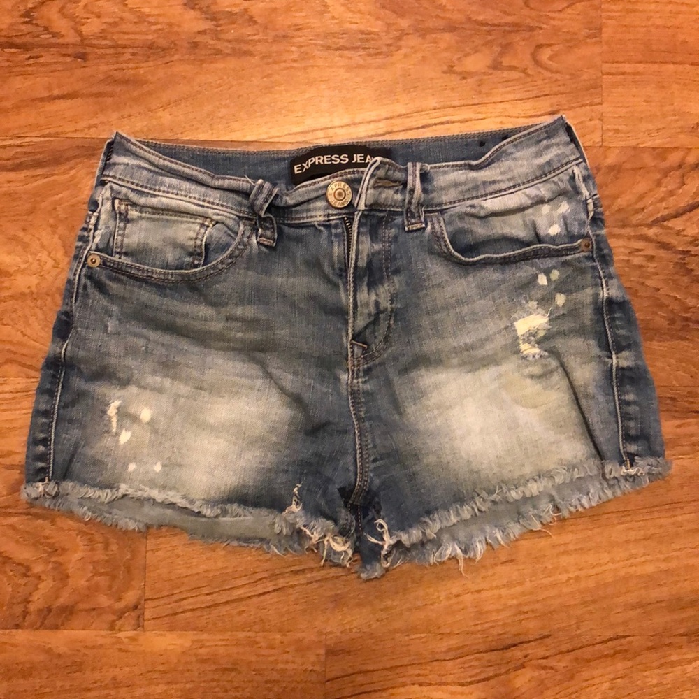 Express cut off shorts
